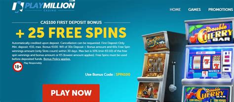 playmillion casino bonus codes